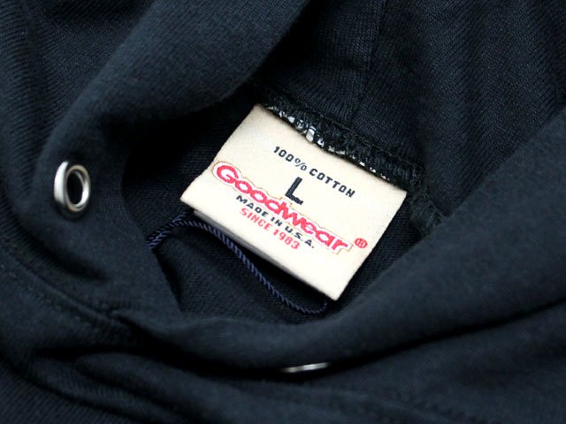GOODWEAR (グッドウェア) 日本別注 プルオーバーフード 長袖Tシャツ