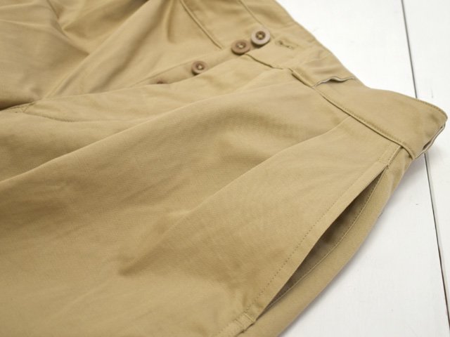 KAPTAIN SUNSHINE (キャプテンサンシャイン) <br>2Pleats Tapered Trousers (KS20FPT12)M-52 フレンチアーミー