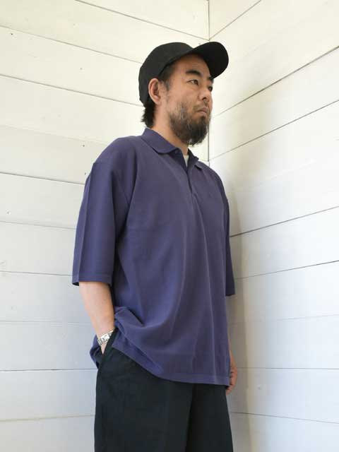 KAPTAIN SUNSHINE (キャプテンサンシャイン)<br>Polocollar Knit Shirt (KS22SKN01) ポロシャツ