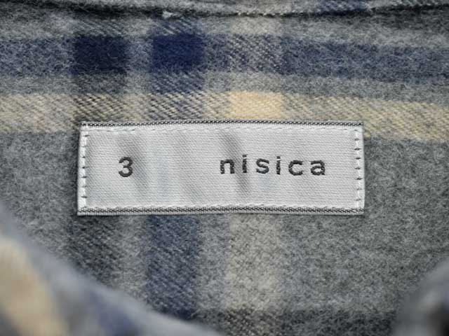 nisica (ニシカ) ボタンダウンシャツ チェック (NIS-998) ネルシャツ