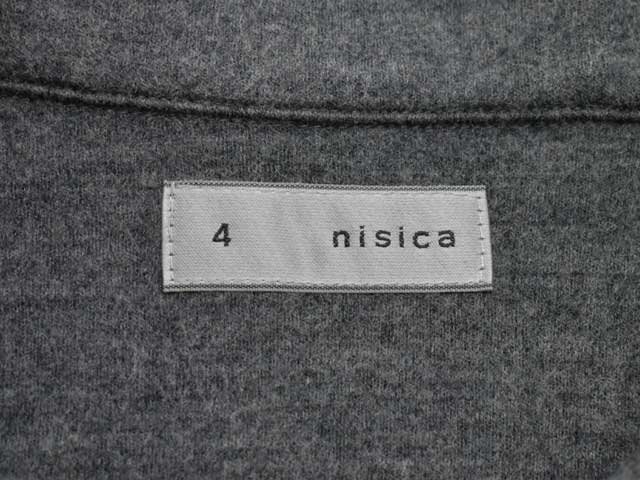 nisica (ニシカ) ダブルボタンカットソー ウール (NIS-995)