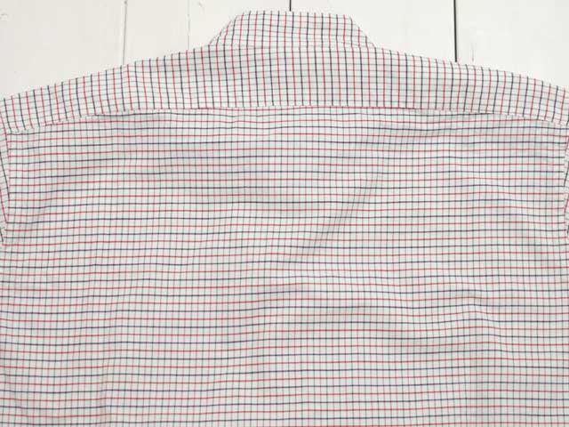 nisica (ニシカ) スタンドカラーシャツ　タッターソールチェック  (NIS-1076) バンドカラーシャツ