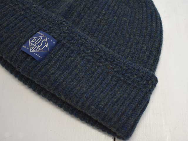 POST OVERALLS (ポストオーバーオールズ)<br> POST Beanie -wool knit- ニット帽