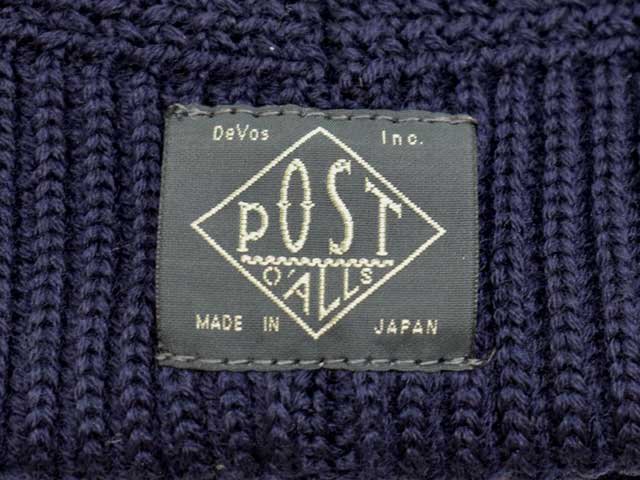 POST OVERALLS (ポストオーバーオールズ)<br> POST Beanie -high gauge wool knit- ニット帽