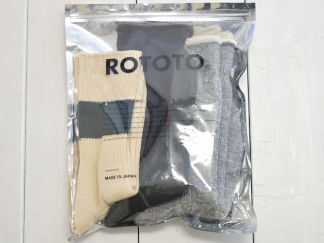 ROTOTO(ロトト) SPECIAL TRIO SOCKS (R1440) ロトト靴下