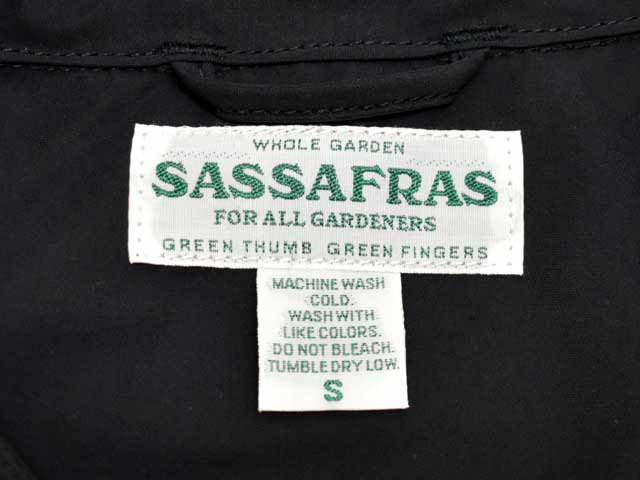 SASSAFRAS(ե饹)<br>OVERGROWN HIKER JACKET -MEMORY DOUBLE CLOTH- (SF-211819)