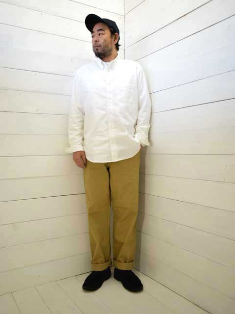 A VONTADE (ܥ󥿡) <br>Classic Chino Trousers -Selvdge Twill Khaki- (VTD-0480-PT2) Υѥ