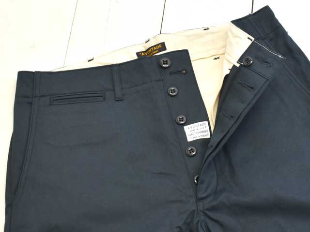 A VONTADE (ܥ󥿡) <br>Classic Chino Trousers -Selvdge Twill dk navy- (VTD-0480-PT2) Υѥ