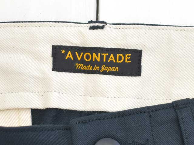 A VONTADE (ܥ󥿡) <br>Classic Chino Trousers -Selvdge Twill dk navy- (VTD-0480-PT2) Υѥ