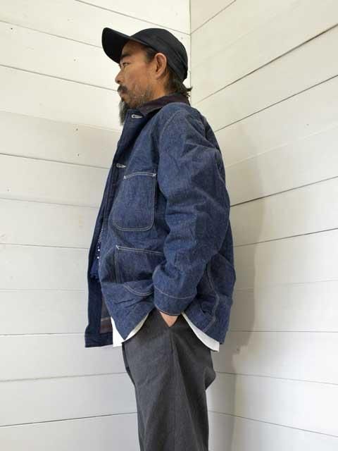 A VONTADE (アボンタージ)<br> Coverall w/Blanket Liner -9.5oz Nepped Denim- (VTD-0562-JK)