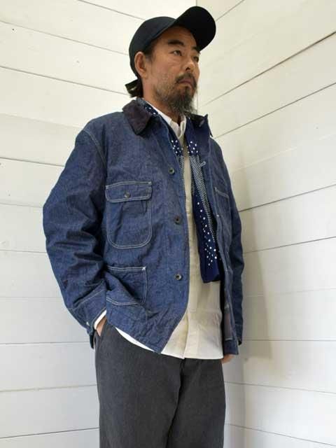 A VONTADE (アボンタージ)<br> Coverall w/Blanket Liner -9.5oz Nepped Denim- (VTD-0562-JK)