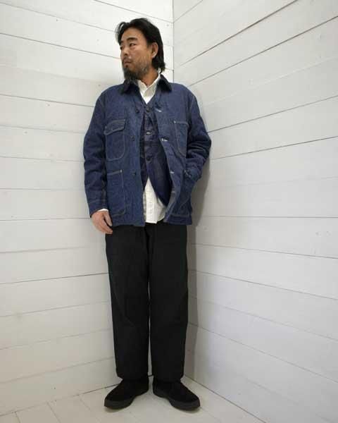 A VONTADE (ܥ󥿡)<br> Coverall w/Blanket Liner -9.5oz Nepped Denim- (VTD-0562-JK)