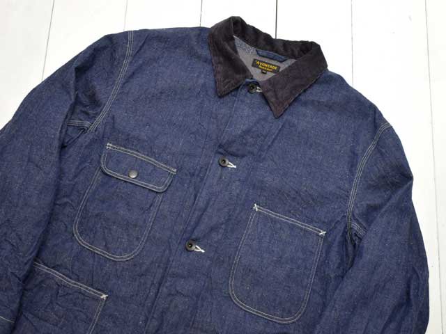 A VONTADE (ܥ󥿡)<br> Coverall w/Blanket Liner -9.5oz Nepped Denim- (VTD-0562-JK)