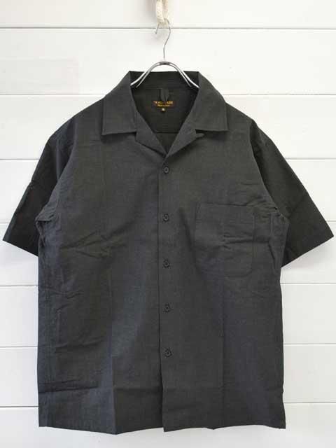 A VONTADE (ܥ󥿡) Open Collar Shirts S/S -CHARCOAL- (VTD-0383-SH) ץ󥫥顼