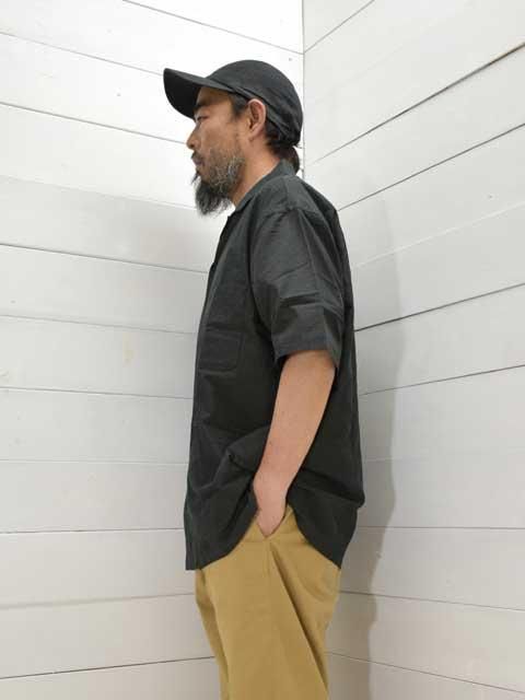 A VONTADE (ܥ󥿡) Open Collar Shirts S/S -CHARCOAL- (VTD-0383-SH) ץ󥫥顼