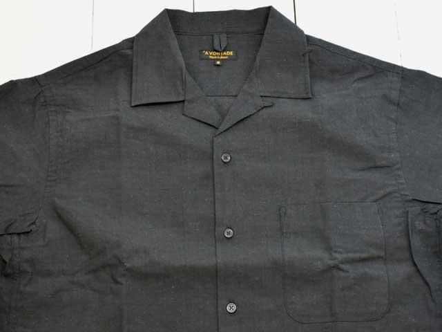 A VONTADE (ܥ󥿡) Open Collar Shirts S/S -CHARCOAL- (VTD-0383-SH) ץ󥫥顼