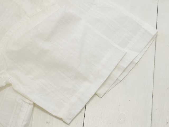 A VONTADE (ܥ󥿡)<br> Open Collar Shirts S/S -WHITE DOBBY- (VTD-0383-SH) ץ󥫥顼