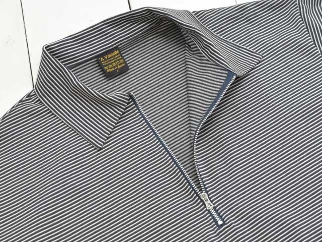 A VONTADE (ܥ󥿡)<br> Compact Border Half Zip Polo SS (VTD-0634-CS)