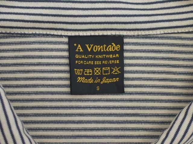 A VONTADE (ܥ󥿡)<br> Compact Border Half Zip Polo SS (VTD-0634-CS)