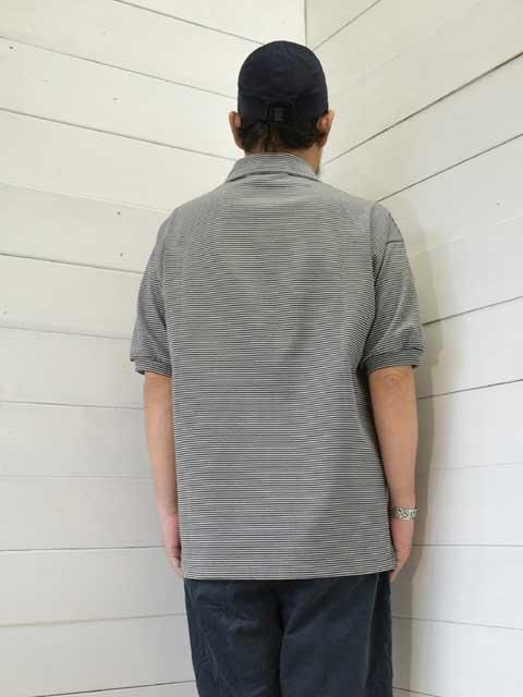 A VONTADE (ܥ󥿡)<br> Compact Border Half Zip Polo SS (VTD-0634-CS)