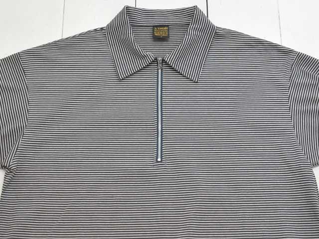 A VONTADE (ܥ󥿡)<br> Compact Border Half Zip Polo SS (VTD-0634-CS)