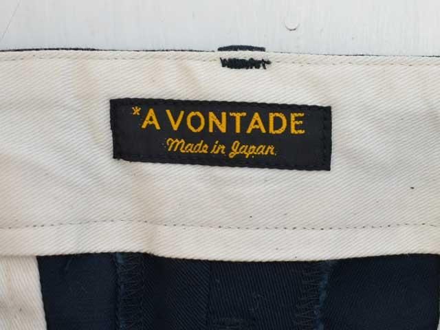 A VONTADE (ܥ󥿡) <br>Type 45 Chino Trousers -Wide Fit dk navy- (VTD-0340-PT-03) Υѥ