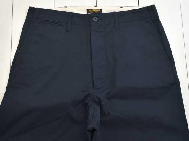 A VONTADE (ܥ󥿡) <br>Type 45 Chino Trousers -Wide Fit dk navy- (VTD-0340-PT-03) Υѥ
