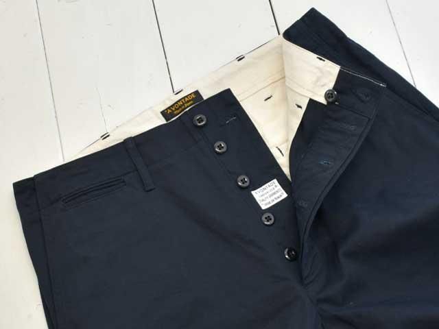 A VONTADE (ܥ󥿡) <br>Type 45 Chino Trousers -Wide Fit dk navy- (VTD-0340-PT-03) Υѥ