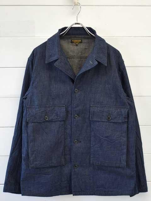 A VONTADE (ܥ󥿡)<br> Naval Utility Jacket -8oz Denim Indigo- (VTD-0572-JK-D)