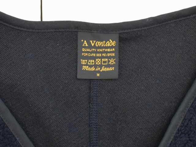 A VONTADE (ܥ󥿡)<br> Wool Pile V-Neck Cardigan (VTD-0639-CS)