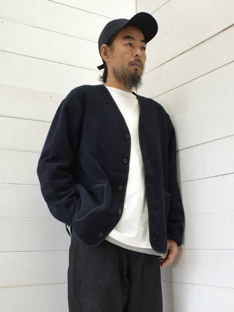 A VONTADE (ܥ󥿡)<br> Wool Pile V-Neck Cardigan (VTD-0639-CS)