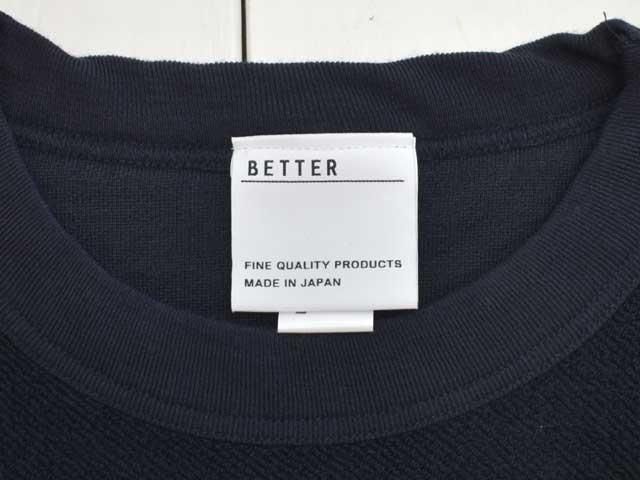 BETTER(٥)<br>MERINO FLEECE CREW NECK PULLOVER (BTR2533)