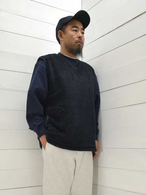 BETTER(ベター) BOA FLEECE PULLOVER VEST BTR2233 -ボアフリース ベスト- | MARBLE 通販  【正規取扱店】