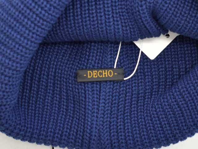 DECHO(ǥ) KNIT CAP -COTTON NAVY- (DE-10) ˥å˹