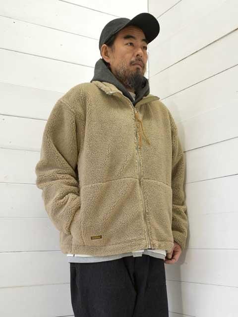 orslow (����������) BOA FLEECE JACKET -GRAIGE- (03-6018-55)
