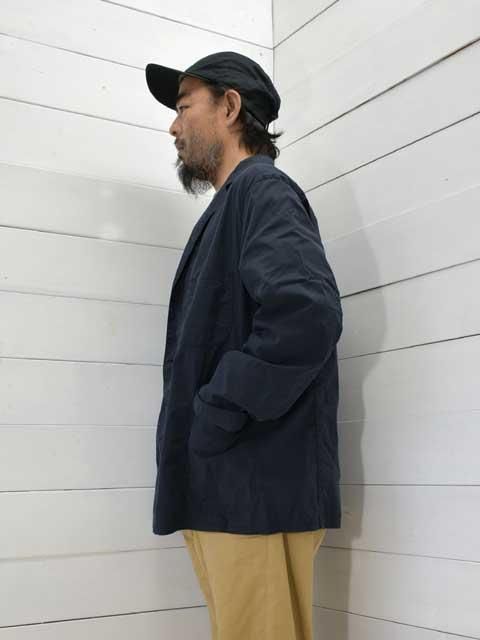 orslow (オアスロウ) SIMPLE LIGHT JACKET -cotton nylon black- 01