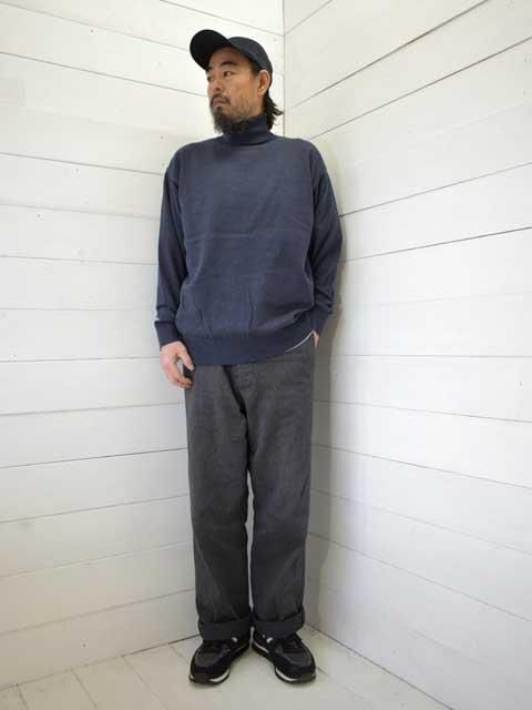 MANUAL ALPHABET (マニュアルアルファベット) <br>ALL TIME KNIT TURTLE (MA-K-041) タートルネックニット