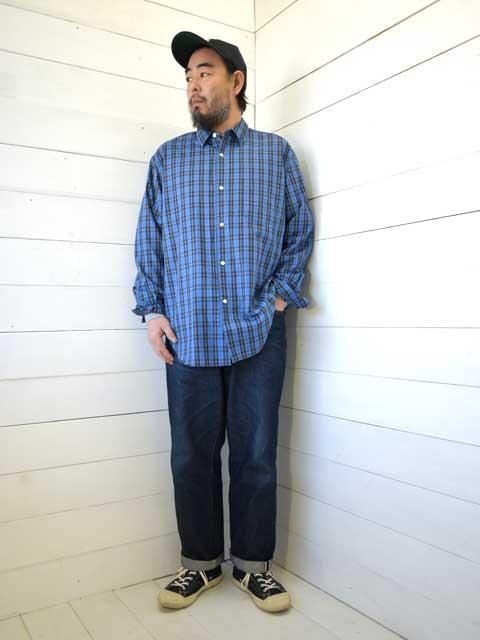 MANUAL ALPHABET (ޥ˥奢륢ե٥å) <br>OVERSIZE CHECK SHIRTS(MA-S-718)