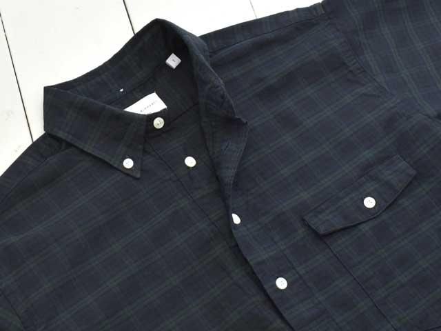 MANUAL ALPHABET (ޥ˥奢륢ե٥å) <br>OX CHECK PULL OVER S/S BD SHT -BLACK WATCH-(MA-S-793)Ⱦµ
