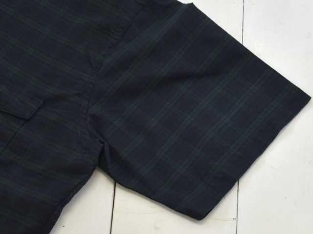 MANUAL ALPHABET (ޥ˥奢륢ե٥å) <br>OX CHECK PULL OVER S/S BD SHT -BLACK WATCH-(MA-S-793)Ⱦµ