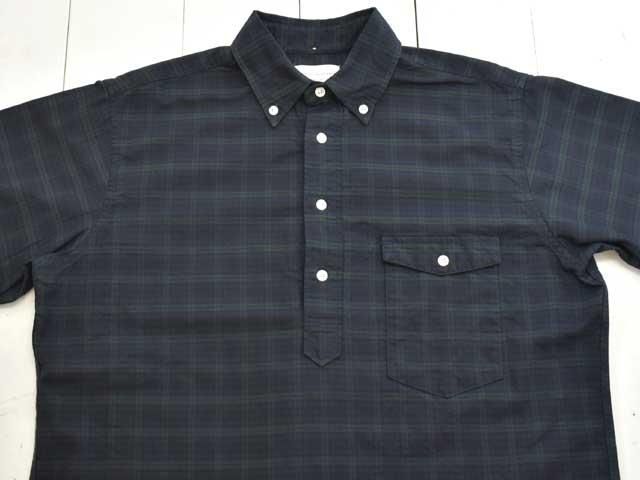 MANUAL ALPHABET (ޥ˥奢륢ե٥å) <br>OX CHECK PULL OVER S/S BD SHT -BLACK WATCH-(MA-S-793)Ⱦµ
