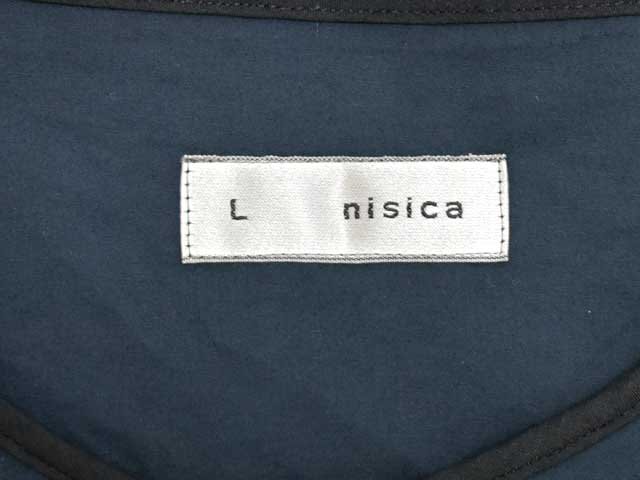 nisica (ニシカ) ノーカラー ダブルボタン ジャケット (NIS-1306) シャツジャケット