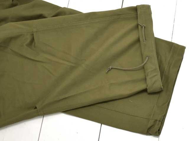 SASSAFRAS(ササフラス)OVERGROWN HIKER PANTS -WORK SATIN OLIVE