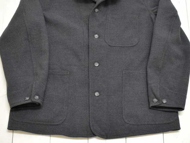 SASSAFRAS(ササフラス) SPRAYER JACKET -POLYESTER MELTON CHARCOAL- SF-232047 -  ジャケット | MARBLE 通販 【正規取扱店】