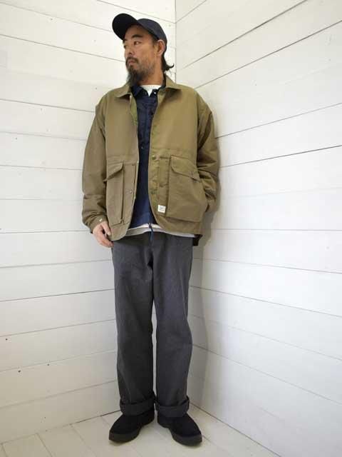 SASSAFRAS ササフラス　ハンティングジャケット　　ベージュ Sassafras（ササフラス）Sprayer Jacket ベージュ（13.7oz Drill）