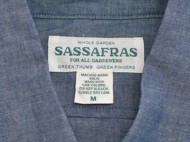 SASSAFRAS(ササフラス) FEEL SUN HALF -5oz chambray- SF-242109