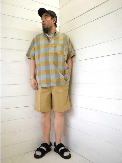 ササフラス　Wheel Barrow Shell Shirts 1/2 Sサイズ SASSAFRAS(ササフラス) WHEEL BARROW SHELL SHIRT 1/2 -5oz