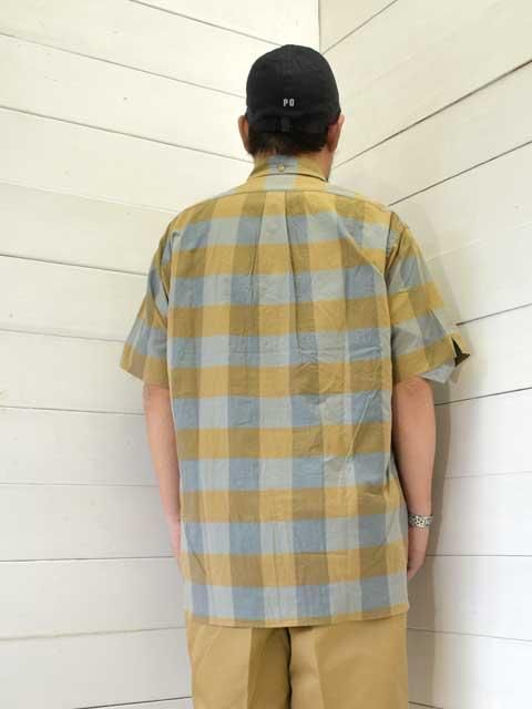 SASSAFRAS(ササフラス) WHEEL BARROW SHELL SHIRT 1/2 -Block