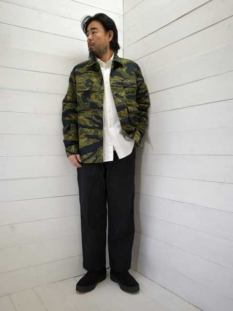 SASSAFRAS G.D.U. JACKET -TIGER TWILL- SF-242159 -アウター | MARBLE 通販 【正規取扱店】