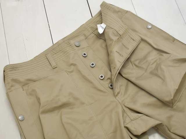 SASSAFRAS(ササフラス) DIGS CREW PANTS 4/5 -41 KHAKI CHINO